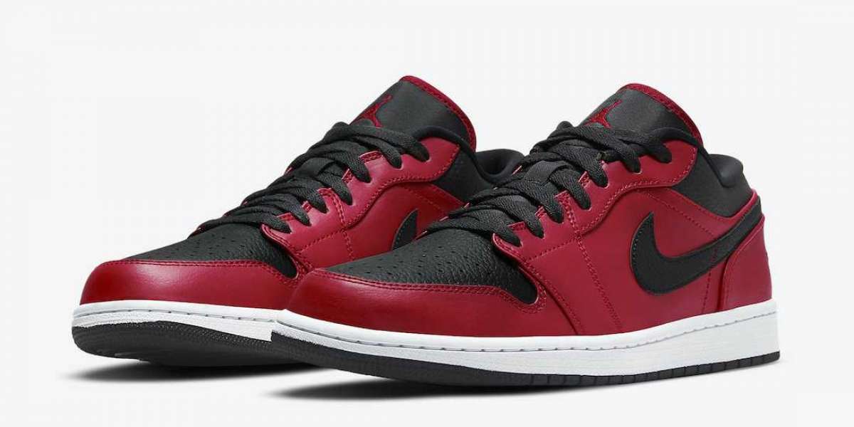 553558-605 Nike Air Jordan 1 Low “Gym Red” Sneakers Coming Soon