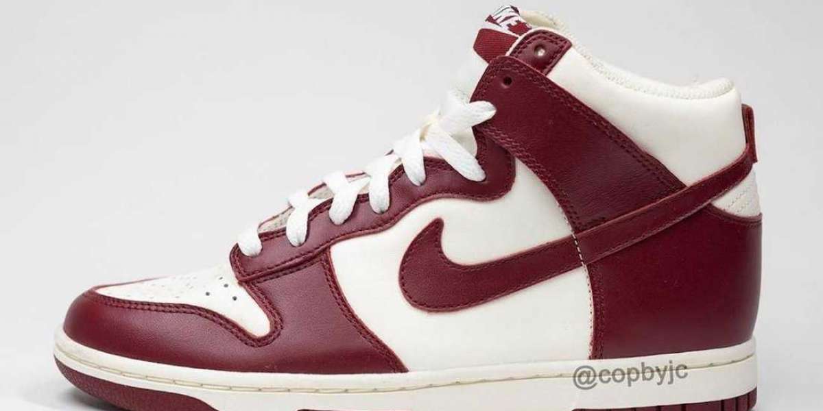 DD1869-101 Nike Dunk High “Team Red” Coming In Early 2021