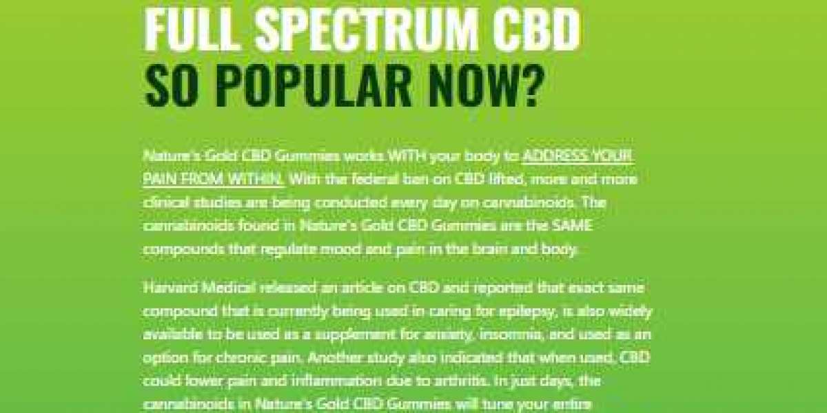 Natures Gold CBD Gummies Reviews, Price, Benefits, Side Effects Buy!