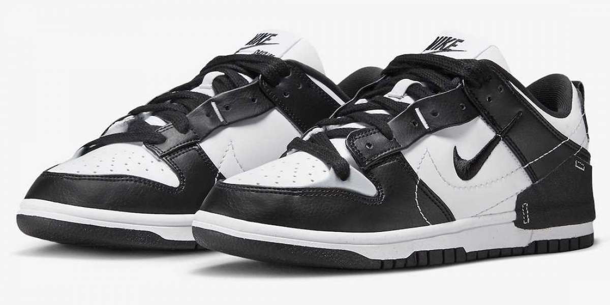 2022 New Nike Dunk Low Disrupt 2 "Panda" DV4024-002 The new deconstructed style looks really good!