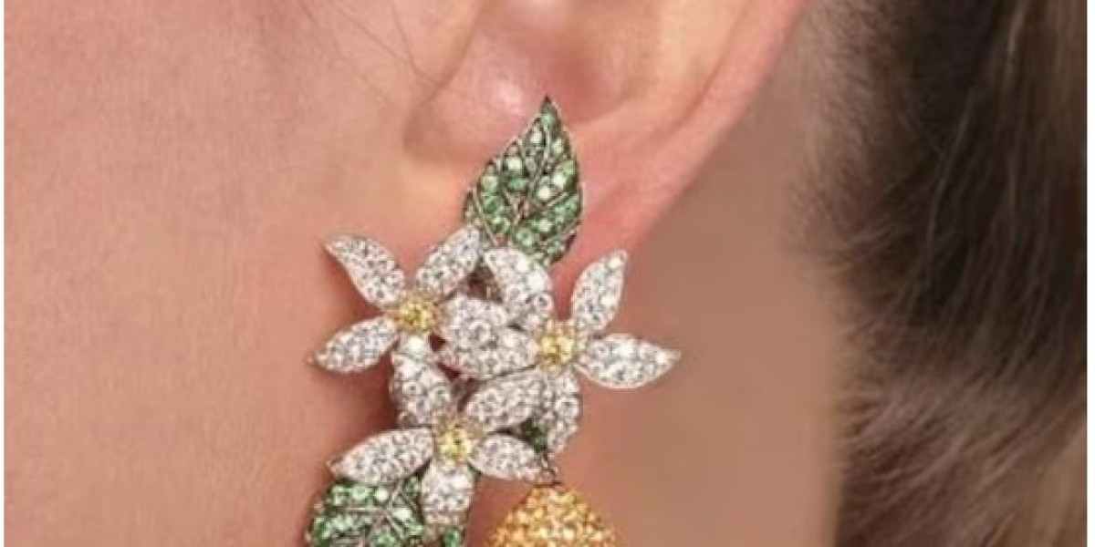 Canary Yellow Diamond Earrings Replica Earrings Bold Statement Earrings