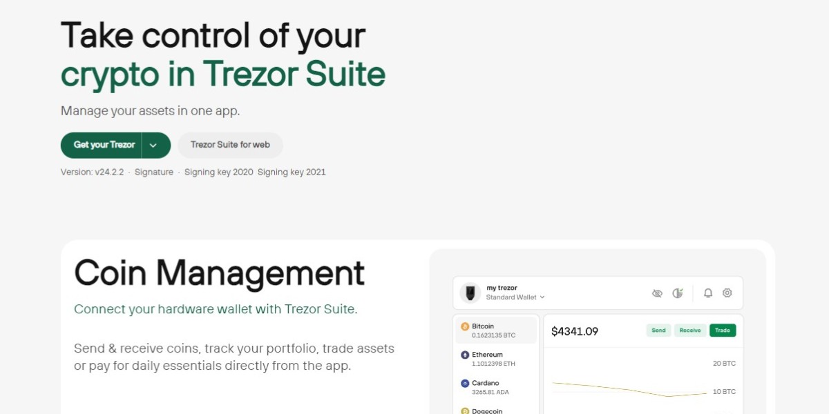 Set up your Trezor with Shamir Backup on trezor.io/start